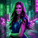 Cyberpunk style example