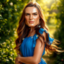 Square Face style example