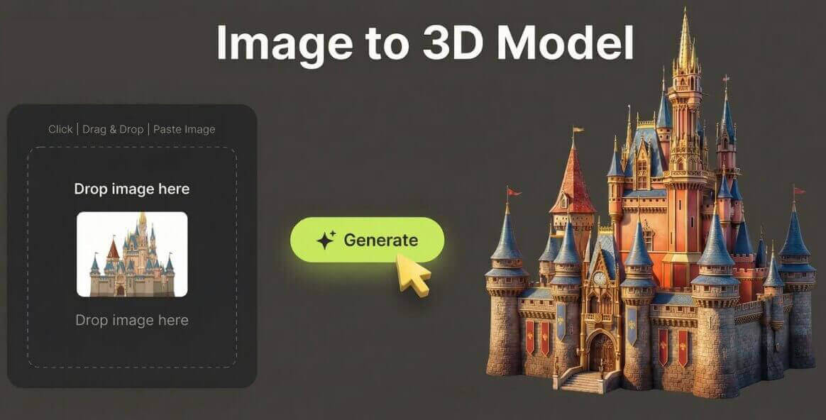 AI Image to 3D Model Generator