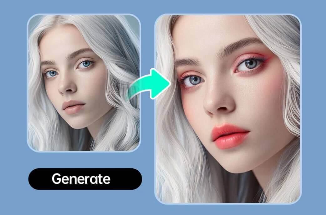 KI-Make-up-Anwendung