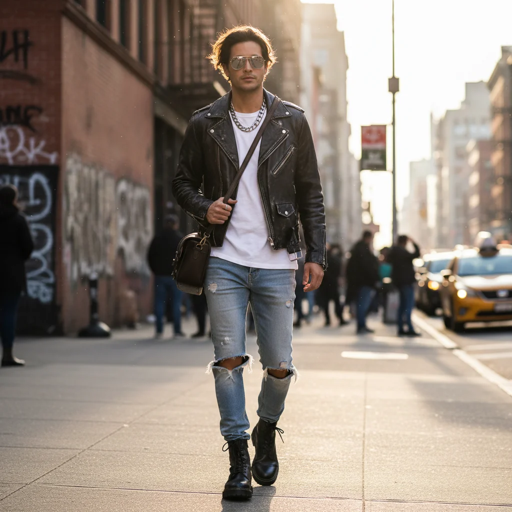 Street Style Szenenstil-Beispiel