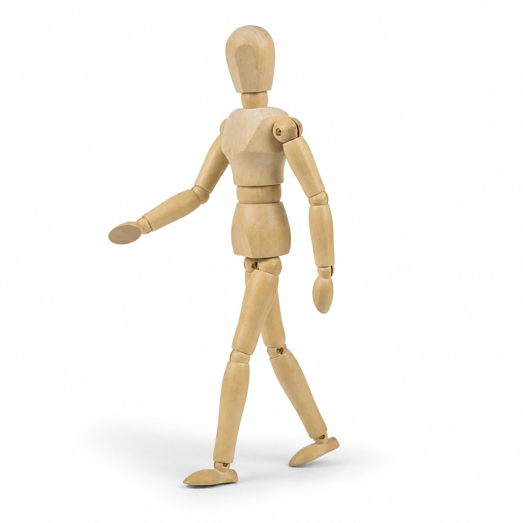 Verspielte Drehung Modepose