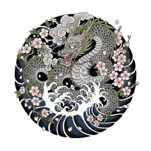 日式纹身风格示例