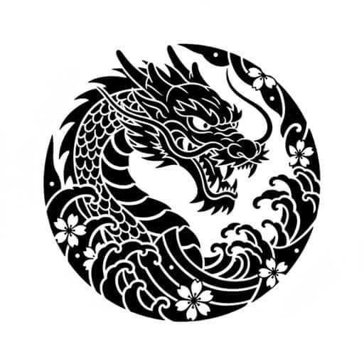 模板纹身风格示例