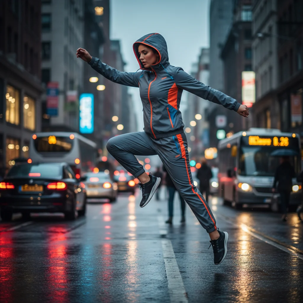 Ropa deportiva ejemplo de estilo de escenario